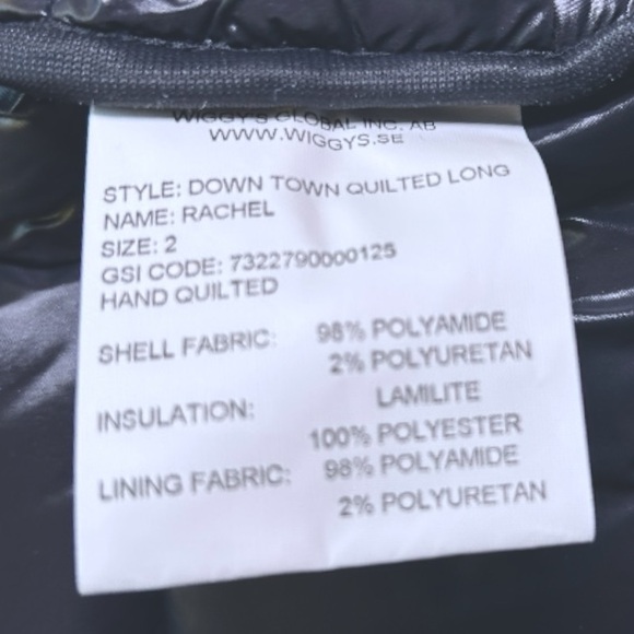 Very Extreme Weather Vintage Parka Womens Euro 2 Black WIGGY Lofty Insulated NWT - Picture 16 of 16